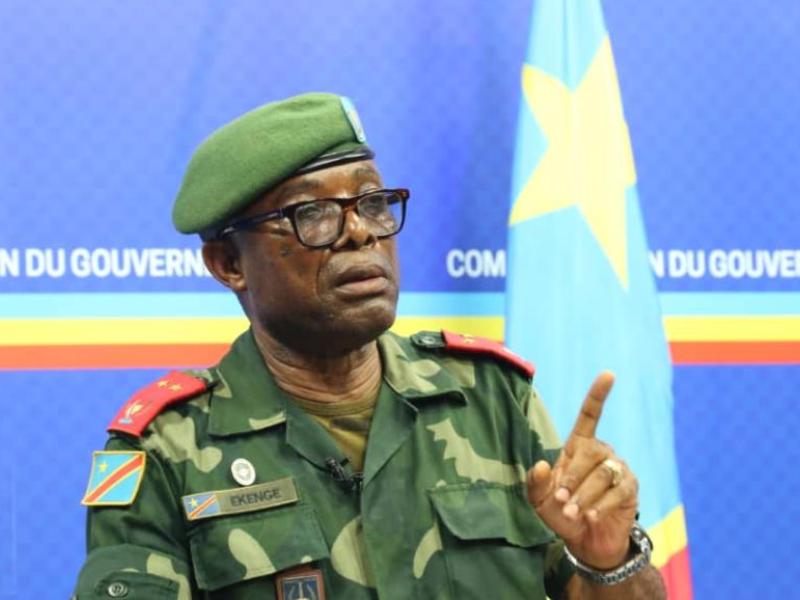 Le porte-parole des FARDC, le Général Major Sylvain Ekenge.