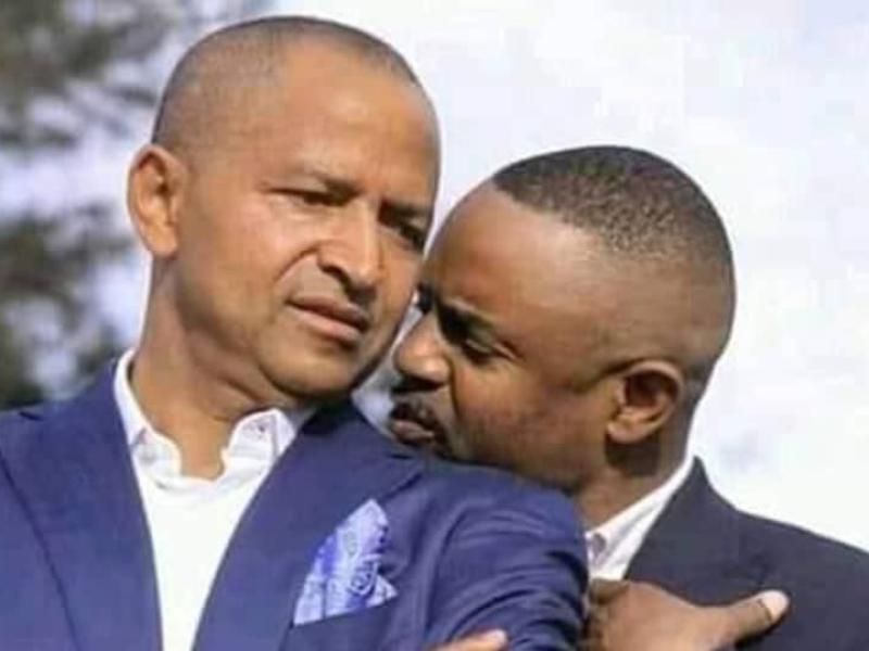 Moïse Katumbi et Salomon Idi Kalonda, son conseiller principal