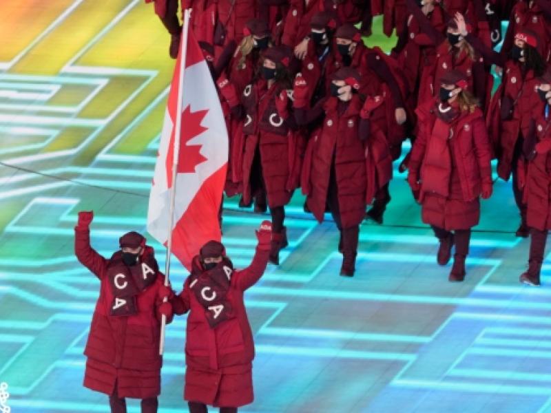 La délégation du Canada lors des Jeux Olympiques de Pékin. [Photo d'illustration]