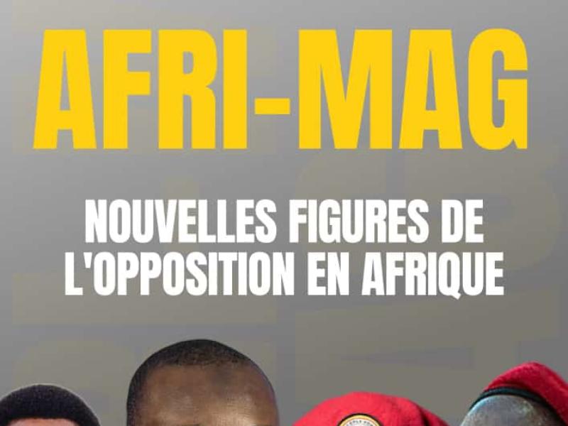 La page de couverture d'Afri-Mag, mensuel panafricain.