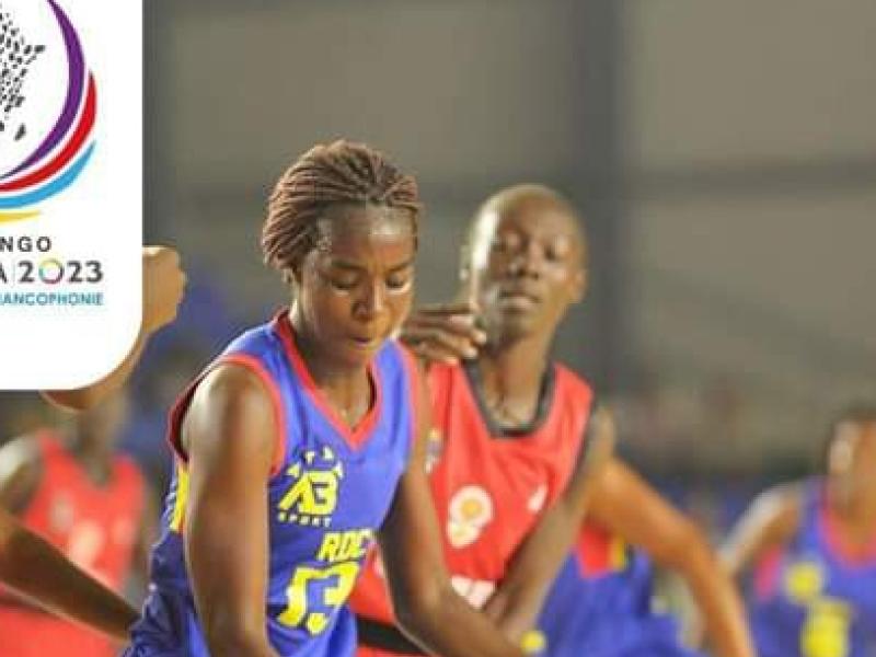 Une basketteuse congolaise en duel avec celle du Tchad. [Photo d'illustration]