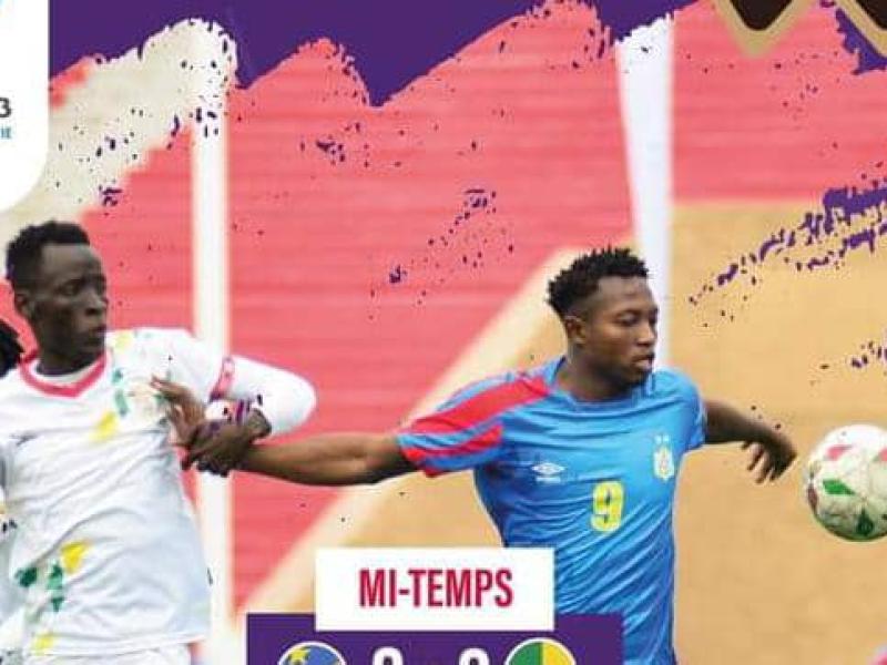 Un joueur congolais en duel avec celui du Bénin. [Photo d'illustration]