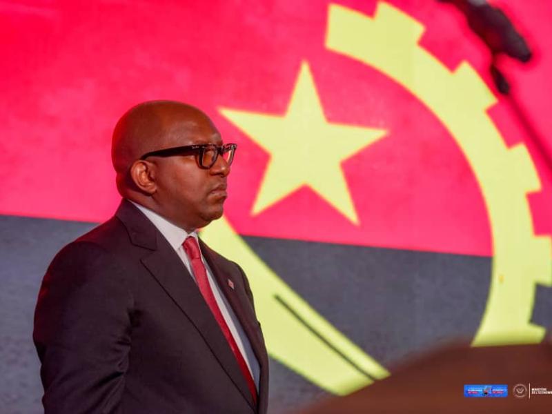 Le Premier ministre congolais lors de son allocution au forum économique RDC-Angola à Kinshasa.