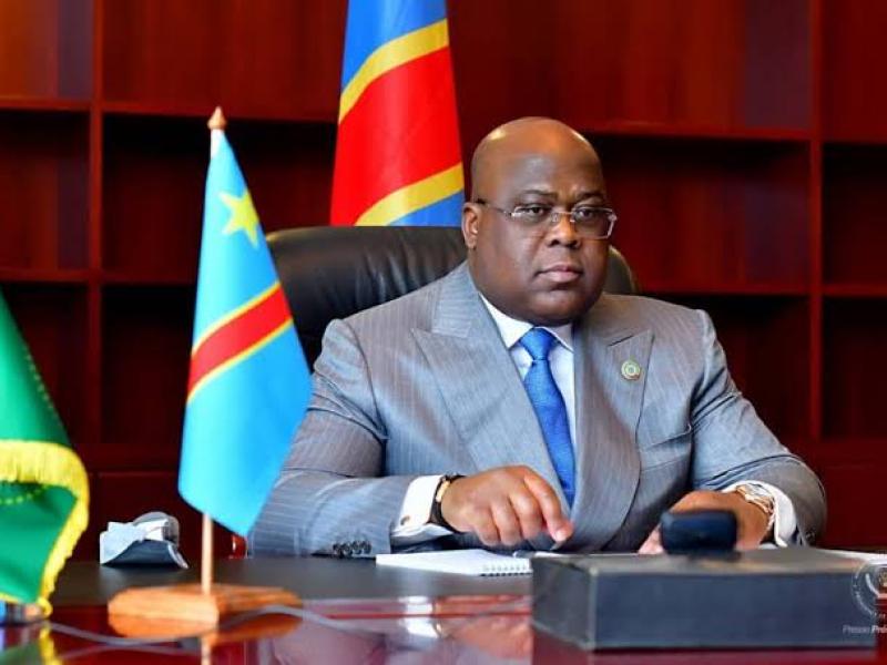 Le Chef de l'État, Félix Tshisekedi 