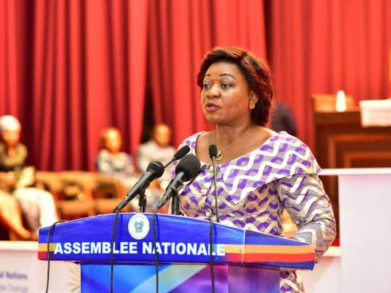 La députée nationale Geneviève Inagosi, élue de Wamba.