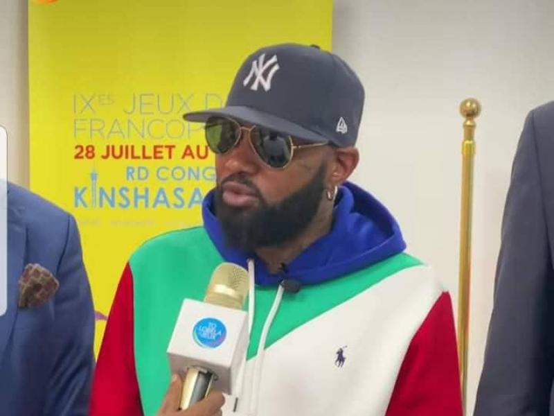 L'artiste Ferré Gola après sa rencontre avec le directeur du CNJF, le 26 juin dernier.