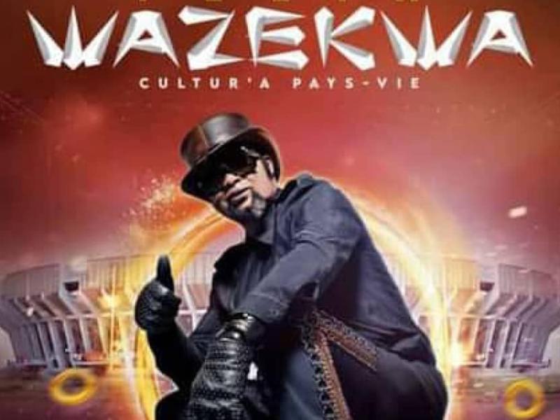L'affiche du concert de Félix Wazekwa du stade des martyrs.
