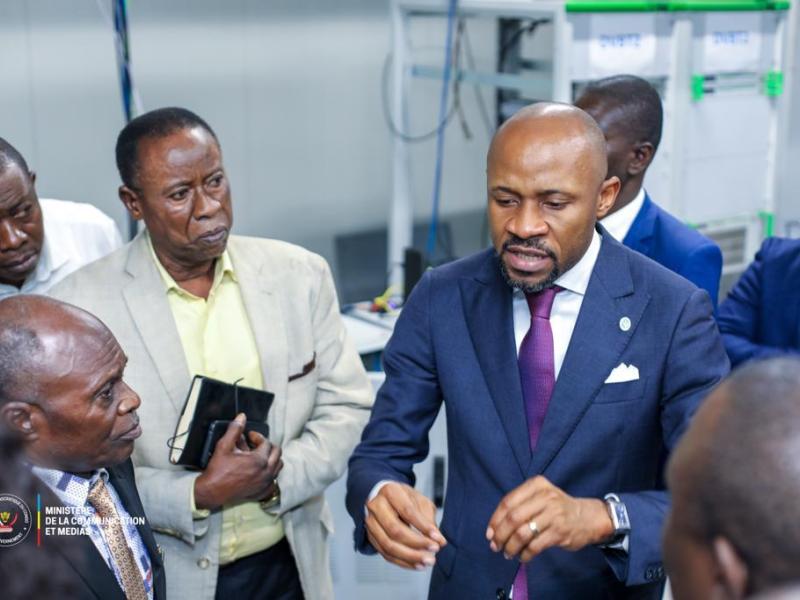 Le ministre des médias, Patrick Muyaya 