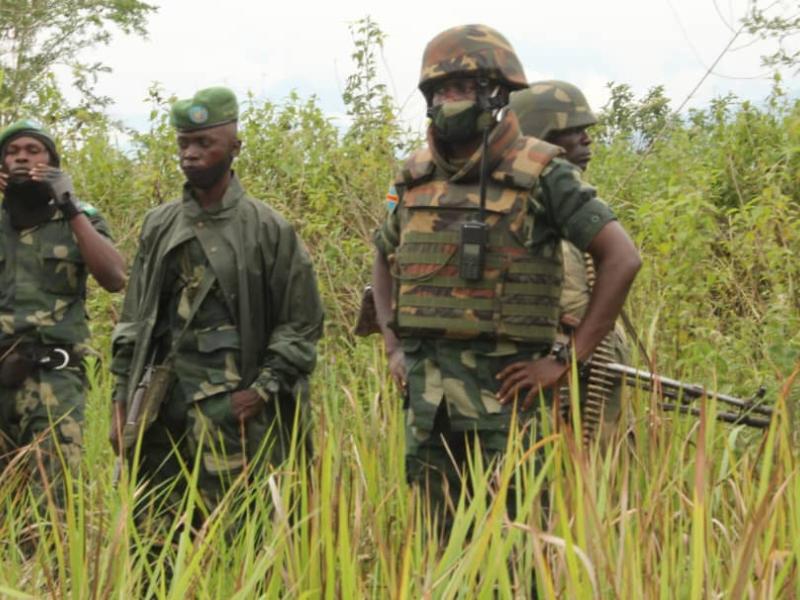 Les FARDC au cours d'une opération dans la région de Beni [photo d'illustration]