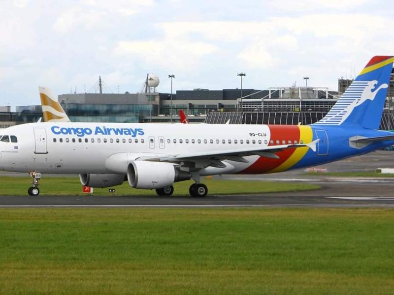 L'avion de la compagnie Congo Airways, Patrice Emery Lumumba