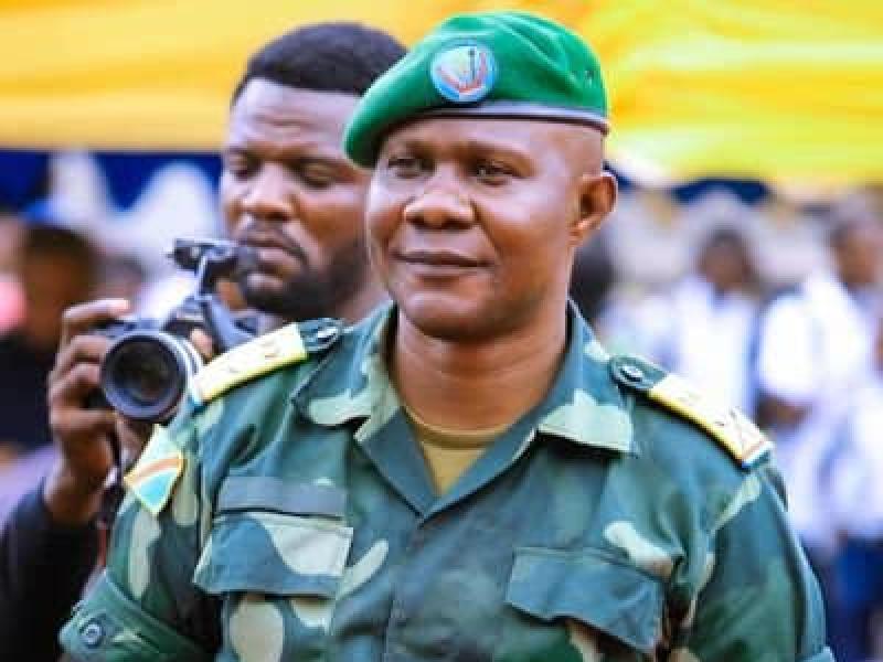 Le lieutenant-colonnel Njike Kaiko, Guillaume porte-parole du gouverneur militaire du Nord-Kivu