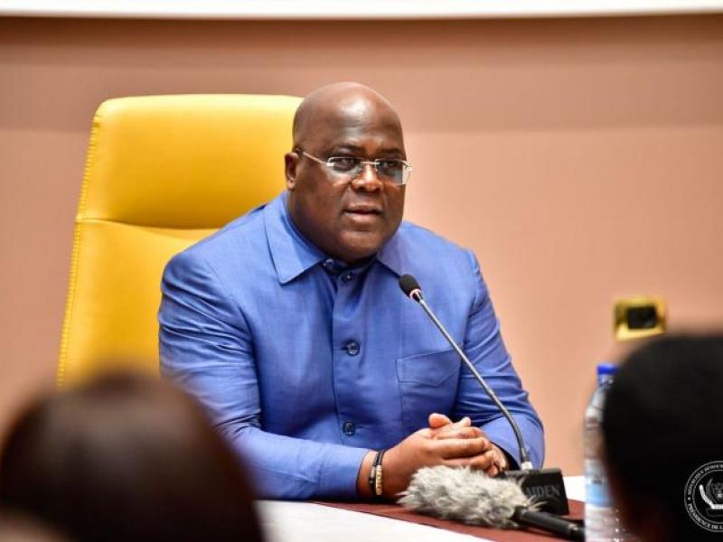Félix Tshisekedi, Président de la République démocratique du Congo (RDC).