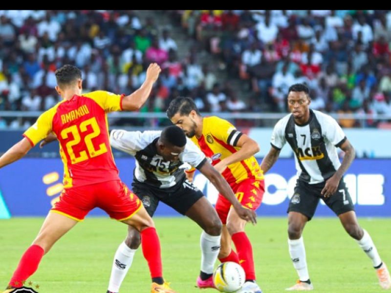 Les joueurs du TP Mazembe en duel avec ceux de l'espérance de Tunis. [Photo d'illustration]