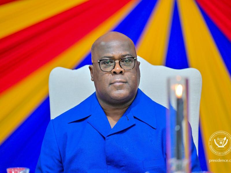 Le chef de l'État, Félix-Antoine Tshisekedi Tshilombo 