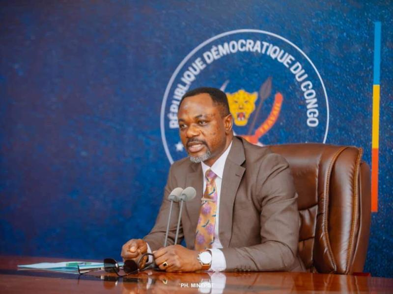 Le ministre de l'EPST, Tony Mwaba