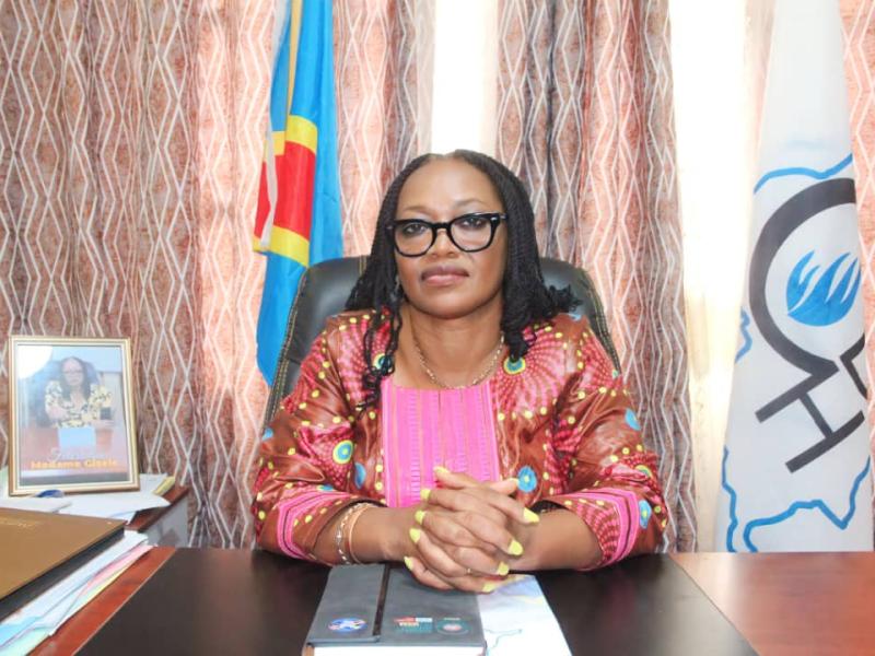 Me Gisèle Kapinga, nouvelle présidente de la  CNDH