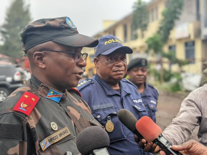 Le commandant de la 34em région militaire, le général major Bruno Mpezo [photo d'illustration]