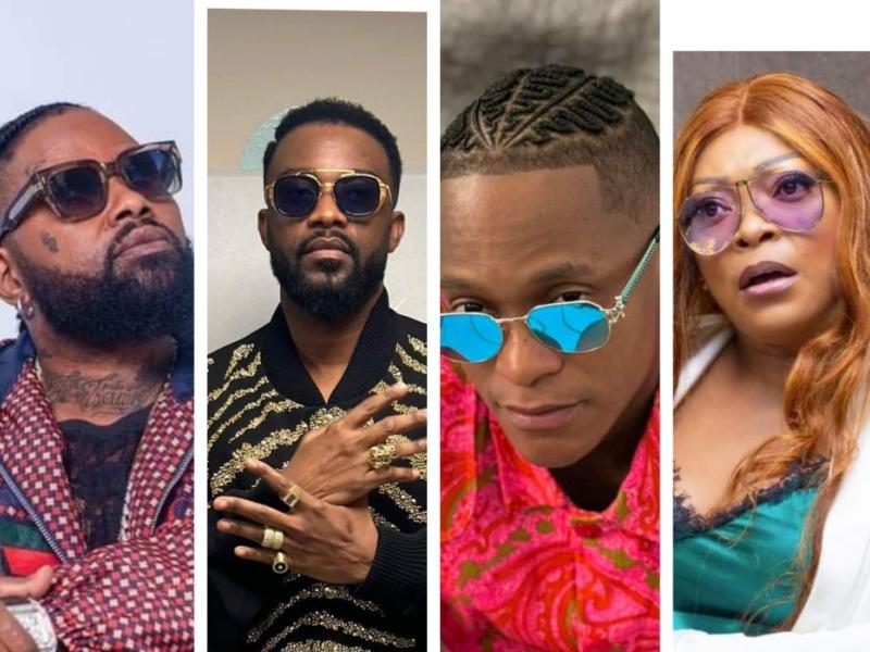 Ferré Gola, Fally Ipupa, Innoss'b et Sila Bisalu. [Photo d'illustration]