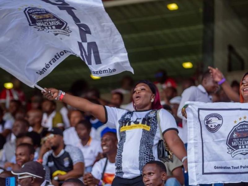 Les supporters du TP Mazembe lors d'un match à Kamalondo. [Photo d'illustration]