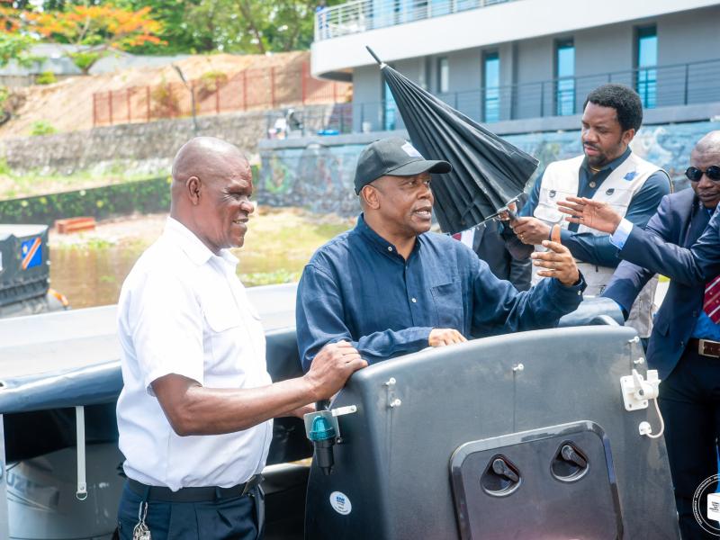Le Président de la CENI, Denis Kadima lors du lancement de la formation du personnel navigant pour le déploiement du matériel électoral et des agents dans le Congo profond