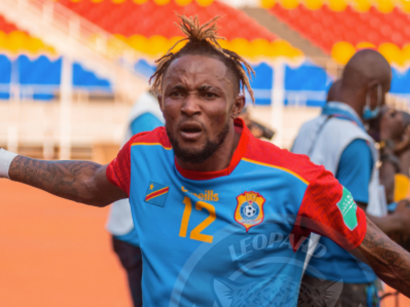 Le défenseur congolais, Dieu-merci Mukoko Amale sous les couleurs de la RDC. [Photo d'illustration]