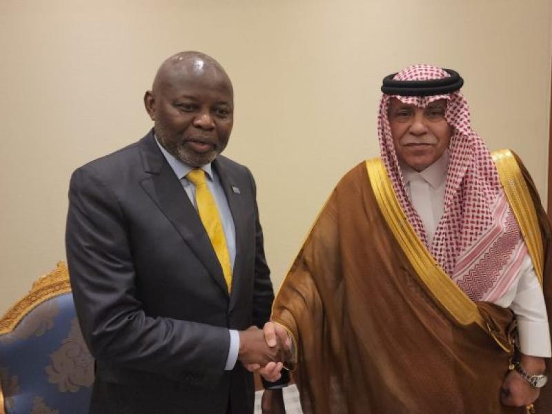 Le VPM congolais de l'économie, Vital Kamerhe et Mohamed Ben Salmane, Premier ministre Saoudien.