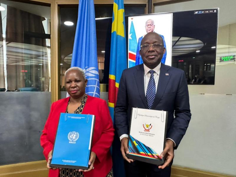 Signature des accords de désengagement entre le gouvernement congolais et la Monusco