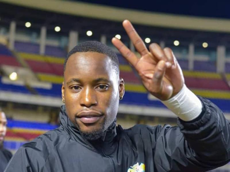 Lionel Mpasi lors d'une séance d'entraînement des Léopards au Stade des Martyrs. [Photo d'illustration]