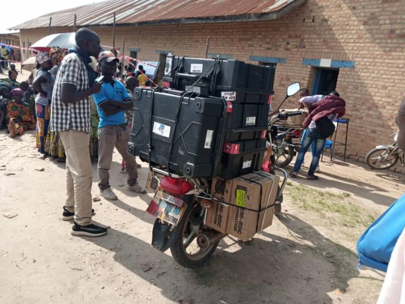 Déploiement des kits électoraux dans le territoire de Lubero au Nord-Kivu [photo d'illustration]