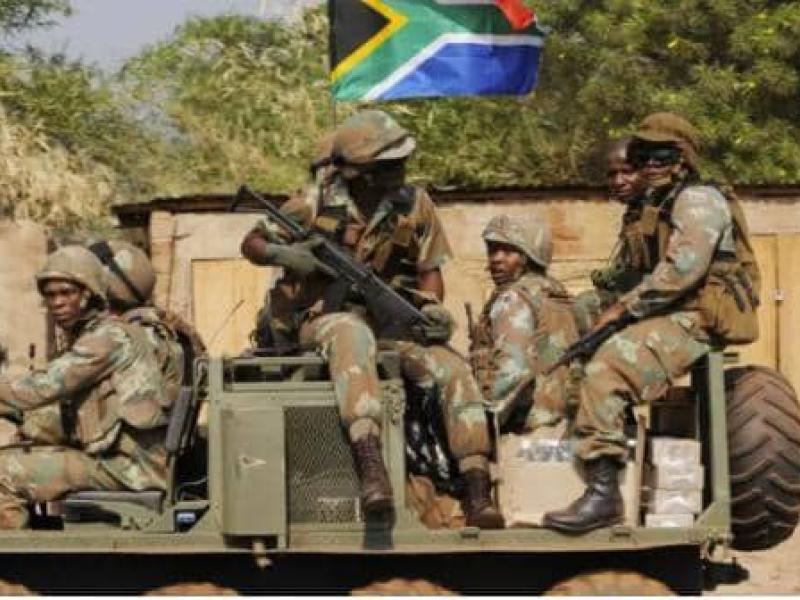 Des militaires sud-africains déployés dans l'est de la République Démocratique du dans le cadre de la force régionale de la SADC [photo d'illustration]