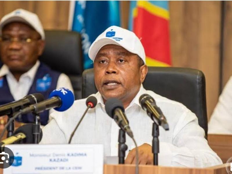 Le président de la CENI Denis Kadima