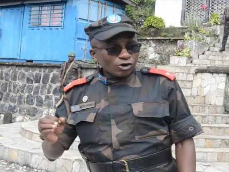 Le commandant de la 34em région militaire, le général major Bruno Mpezo [photo d'illustration]
