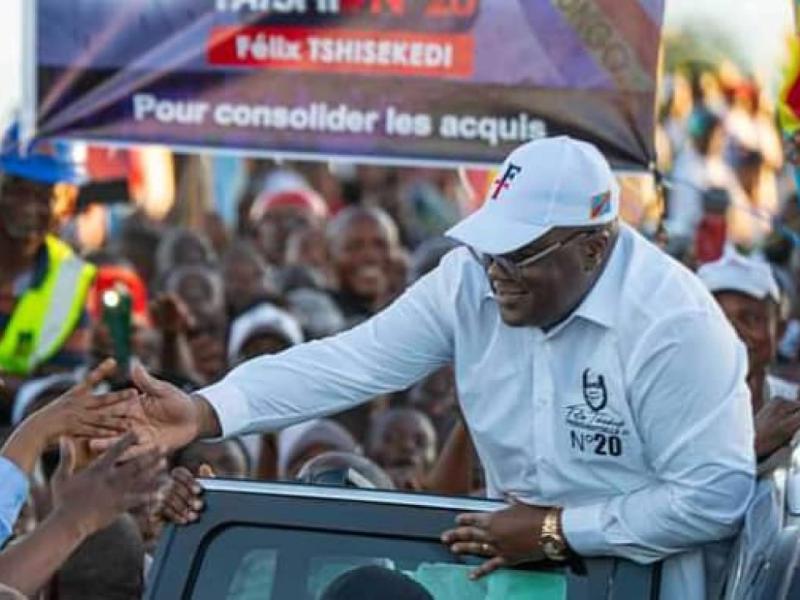 Félix Tshisekedi lors de sa campagne électorale. [Photo d'illustration]