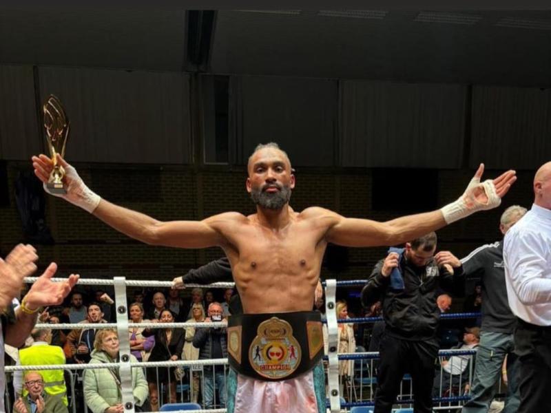 Le boxeur congolais Alessandro Trabuco