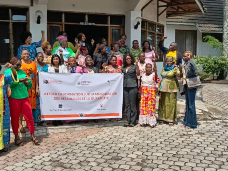 Les femmes DDH des Kinshasa, Nord et Sud Kivu, Haut-Katanga, et ITURI réunies à Goma du 27 au 30 décembre 2023