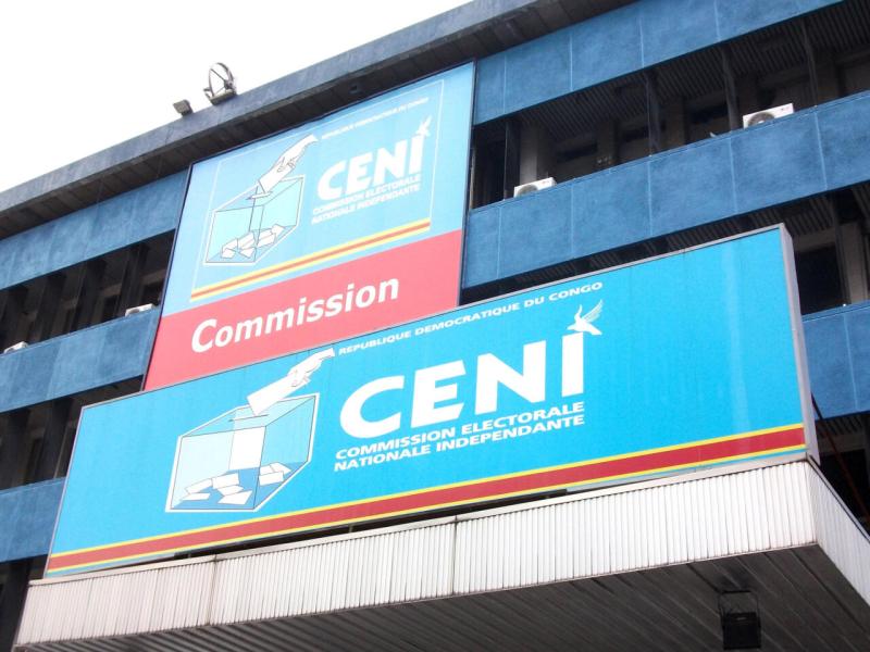 Bâtiment administratif de la CENI à Kinshasa.
