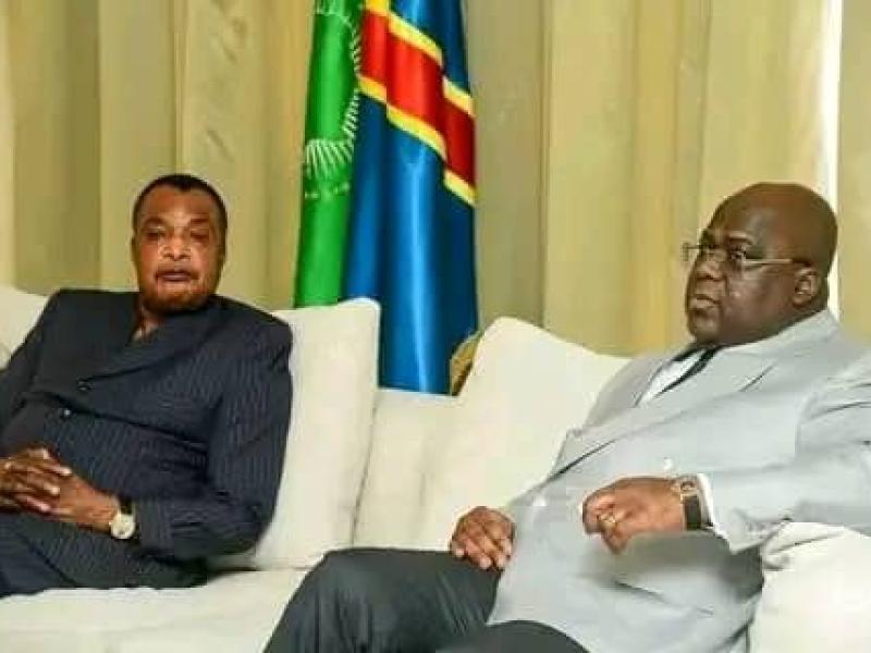 Denis Sassou et Félix Tshisekedi 