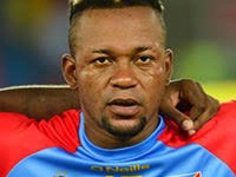 Joël Kimwaki sous les couleurs des Léopards de la RDC. [Photo d'illustration]