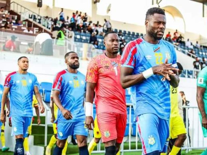 Les Léopards de la RDC lors du match amical face à l'Angola à Dubaï. [Photo d'illustration]