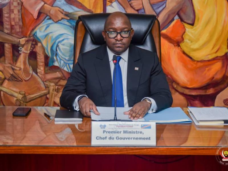 Le Premier Ministre Sama Lukonde
