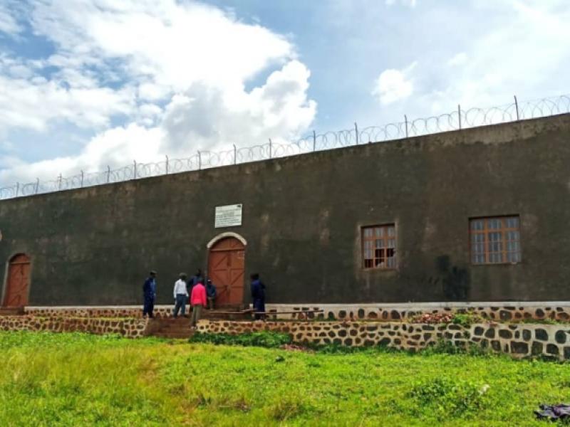Vue extérieure de la prison centrale de Walungu en province du Sud-Kivu