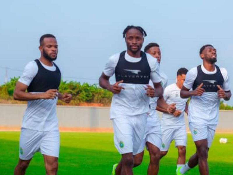 Les Léopards de la RDC en pleine séance d'entraînement à San Pedro. [Photo d'illustration]