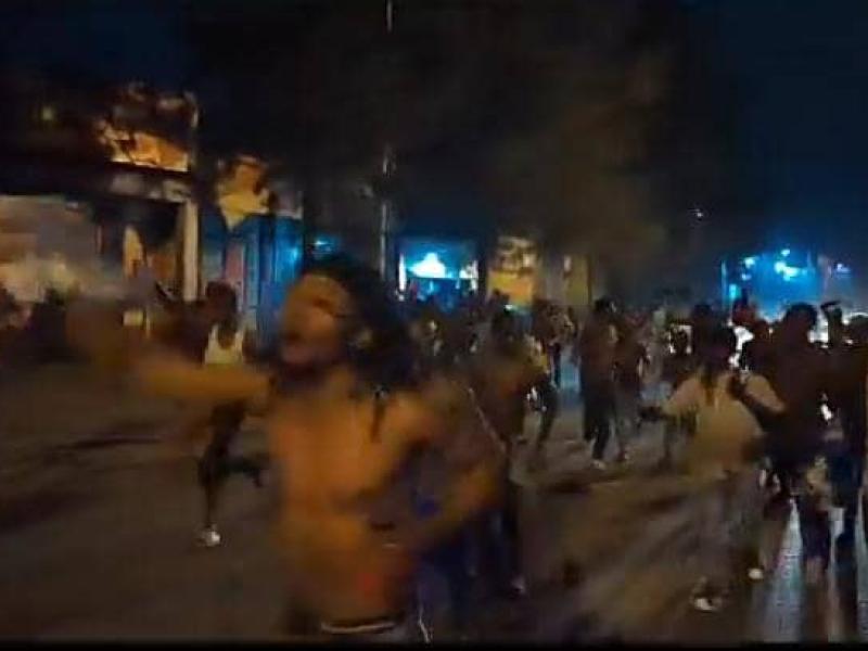 La population de Goma célébrant la victoire des Léopards de la RDC contre les Pharaons d'Egypte en CAN Côte d'Ivoire 2023