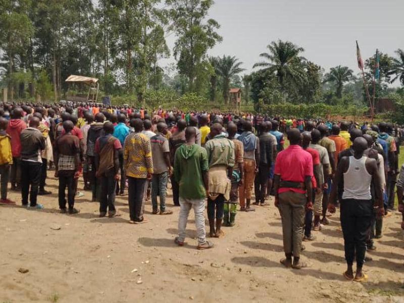 Plus de 700 jeunes fuyant le recrutement forcé du M23 adhèrent au sein des FARDC pour défendre le drapeau national.