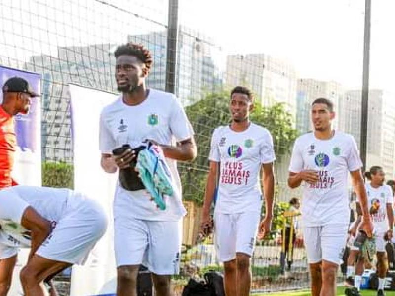 Les Léopards de la RDC lors d'une séance d'entraînement à Abou Dhabi. [Photo d'illustration].