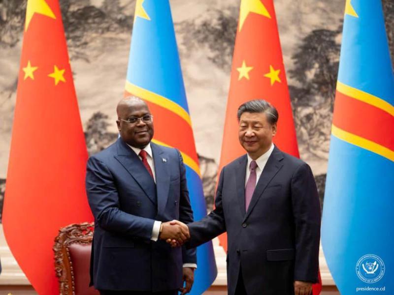 Félix Tshisekedi et Xi Jinping