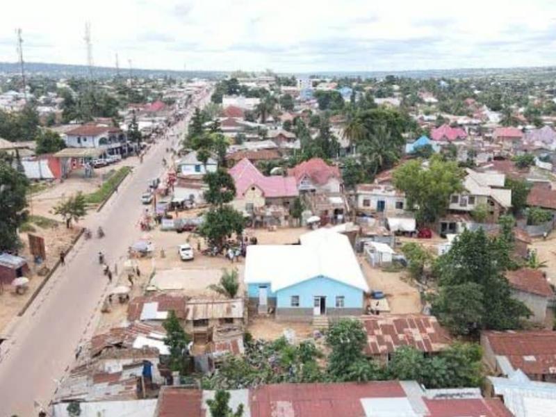 Une vue de la ville de Tshikapa, chef-lieu de la province du Kasaï