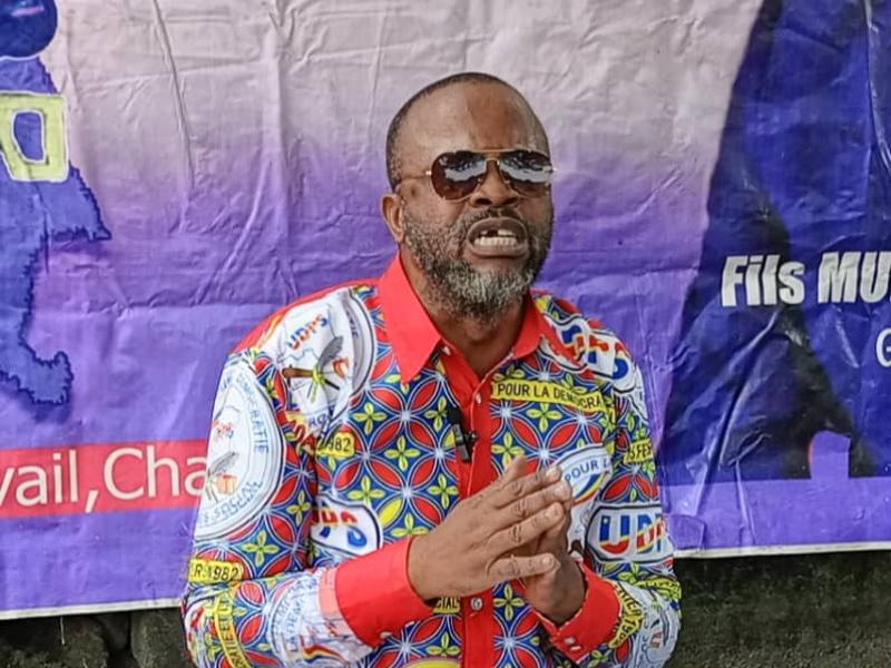 Fils Mukoko, président de l'Armée des Bâtisseurs Tshisekedistes.