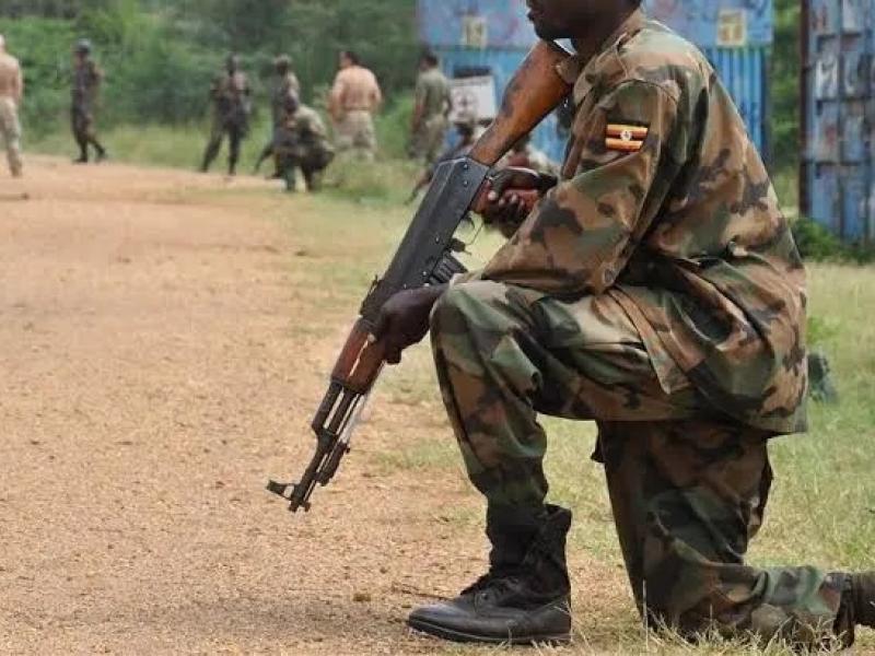 Image de l'armée ougandaise . 