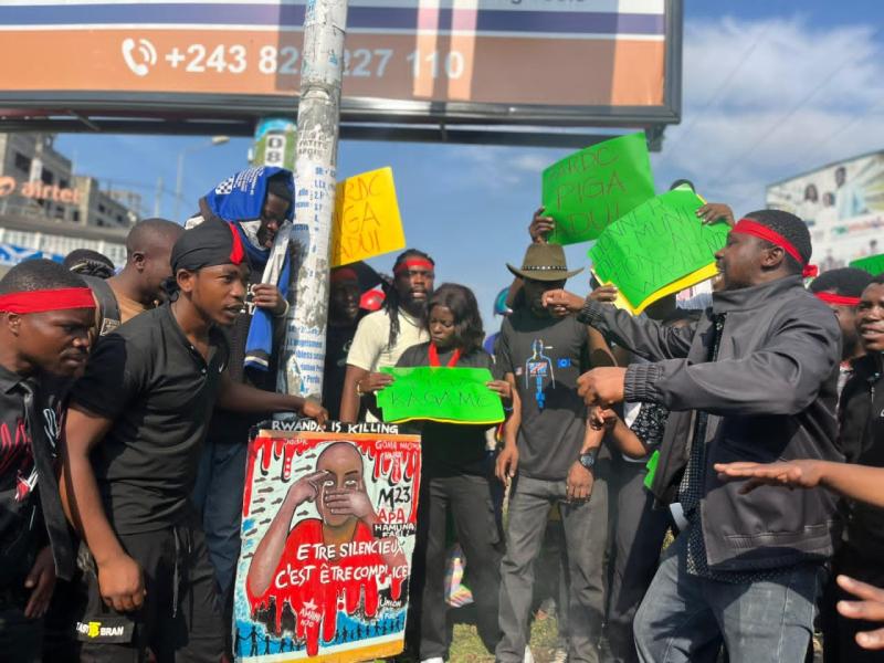 Les mouvements citoyens dans la manifestation dans la rue à Goma [photo d'illustration]